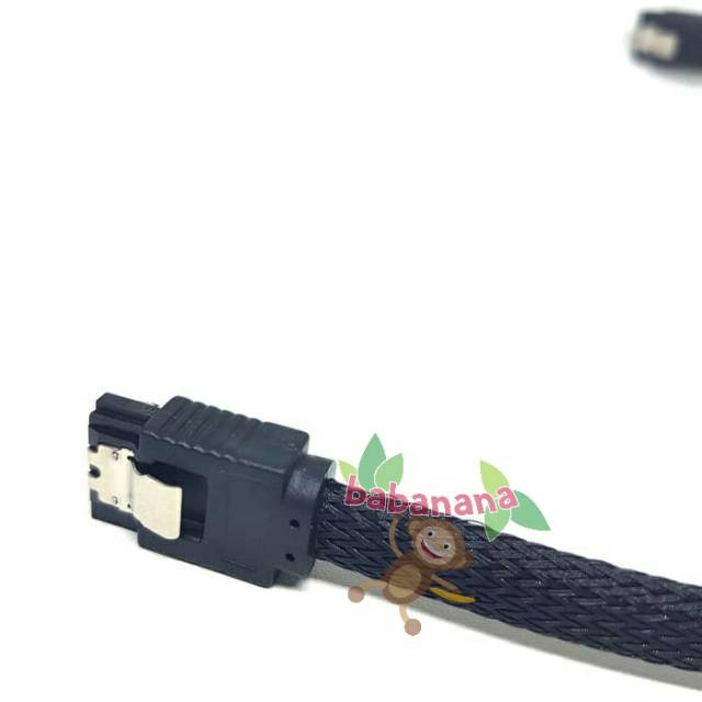 Kabel Sata Data 3 Sleeved Lurus 6gpbs HDD SSD Cable Storage Harddisk