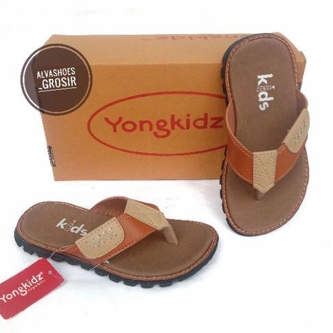 Sandal anak cowok model jepit usia 4 5 6 7 8 9 10 11 12