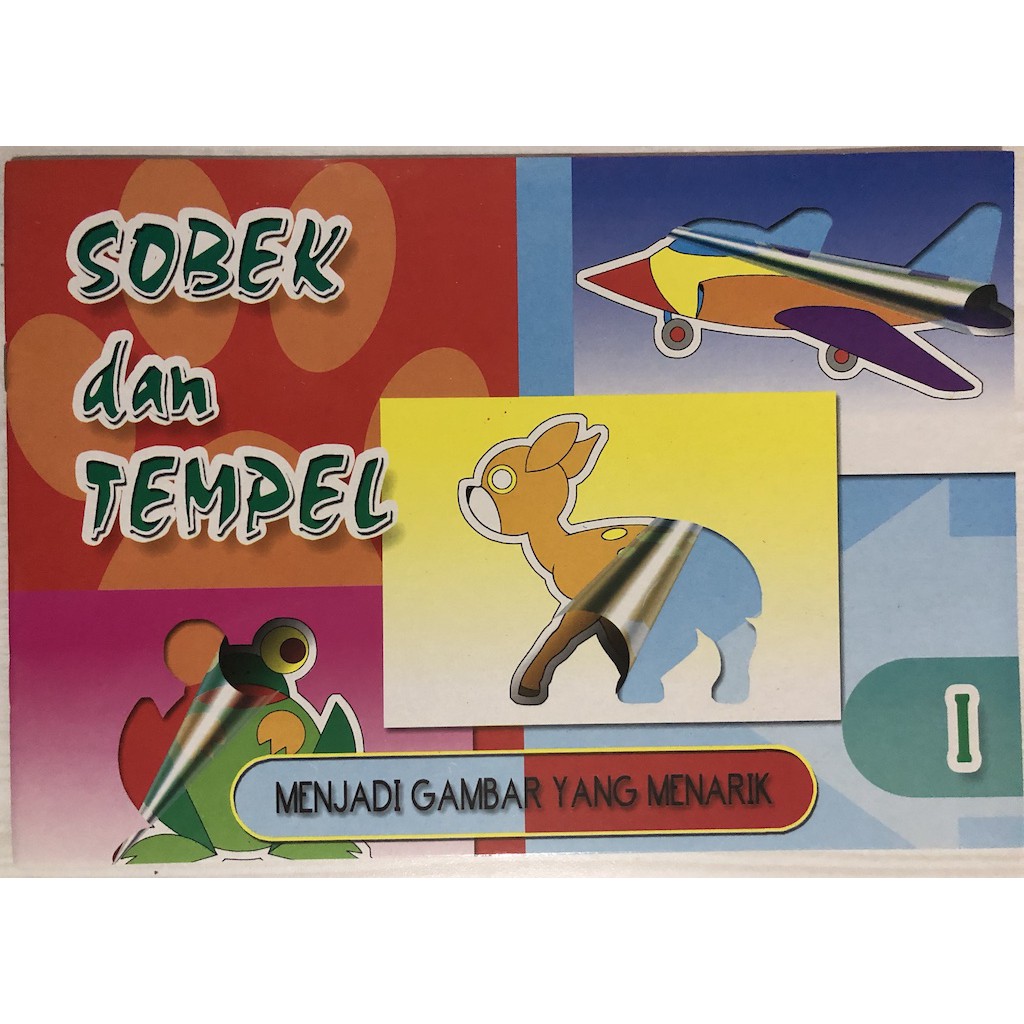 Sobek dan Tempel Latihan Motorik Anak - Buku Anak Kreatif