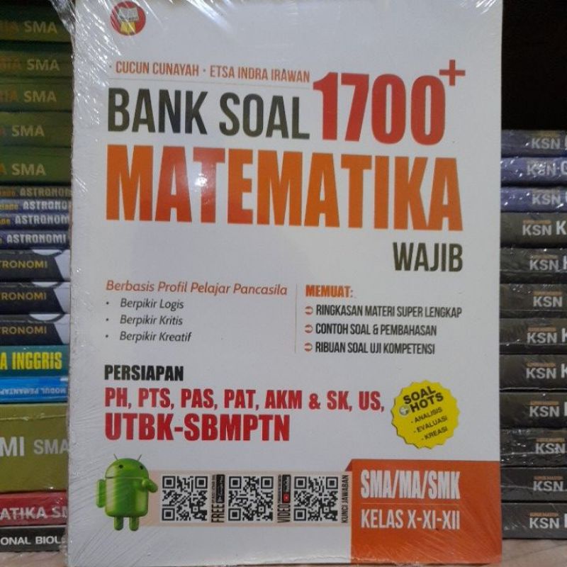 Buku 1700 Plus Bank Soal Matematika Wajib SMA Kurikulum Revisi 2016-1