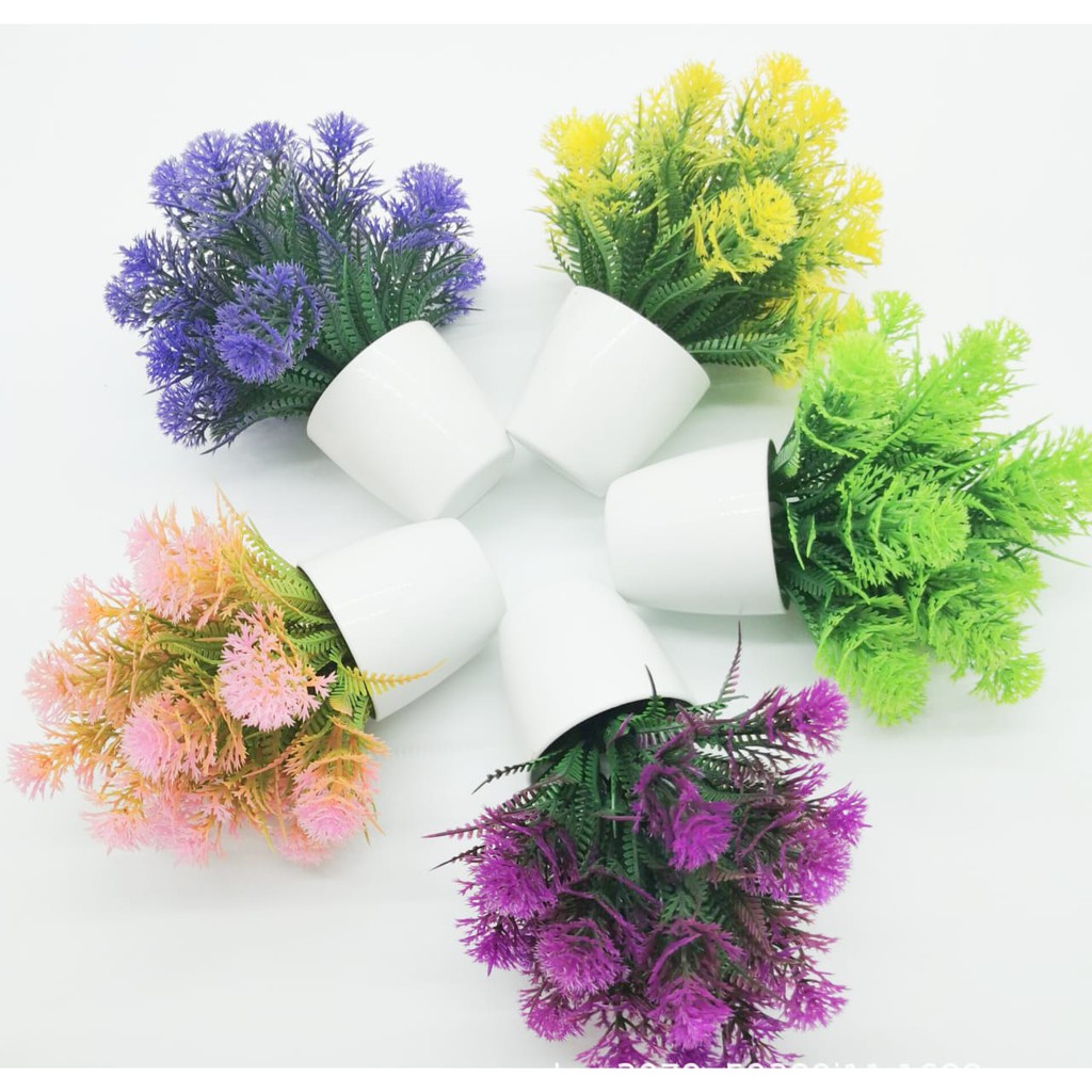 BOS982 Bunga Plastik / Pajangan Bunga Artifisial-2