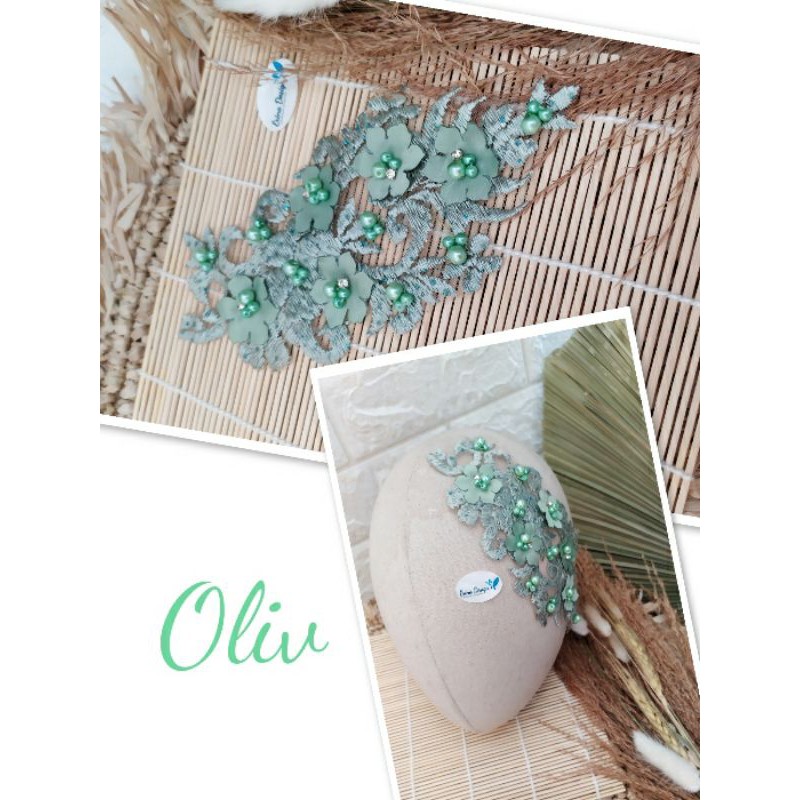 002 1 Headpiece hijab / headpiece wisuda / headpiece pengantin-4