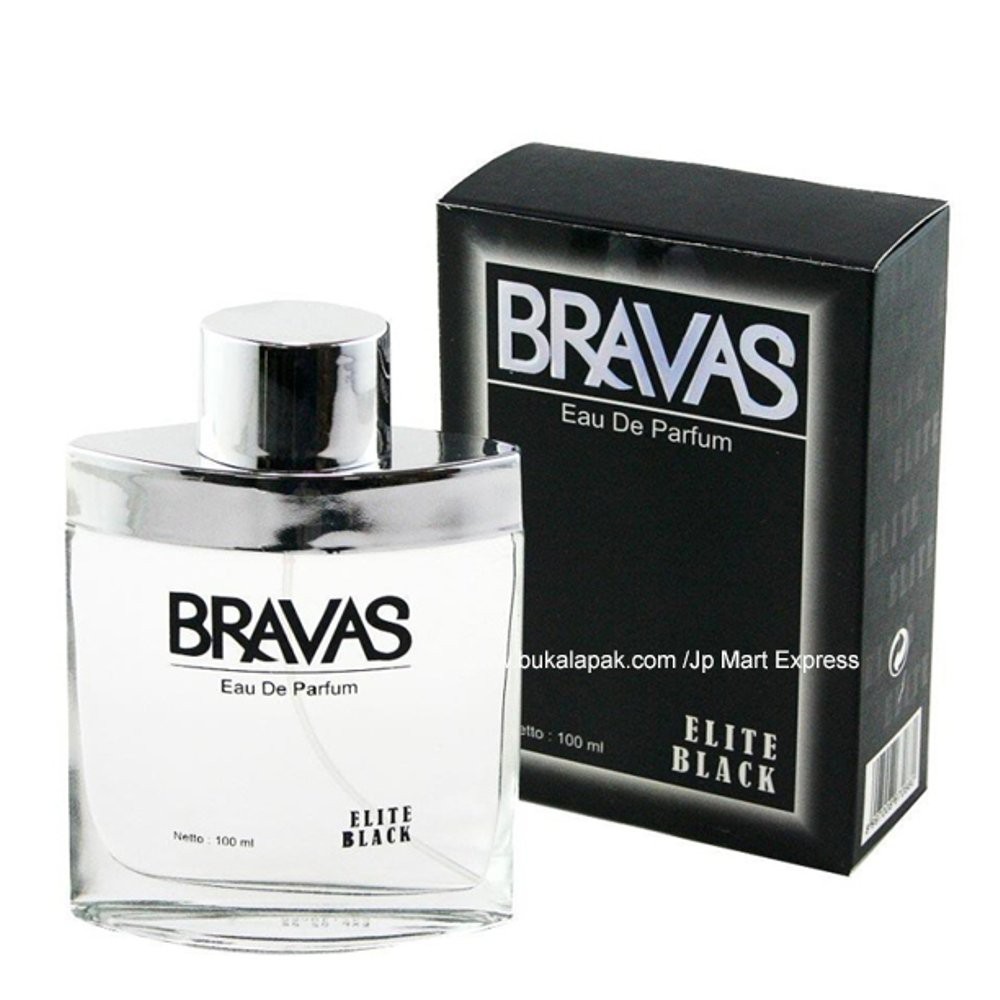 Promo Parfum Original Pria Masculine Bravas Elite Black Edp 100 ml Diskon