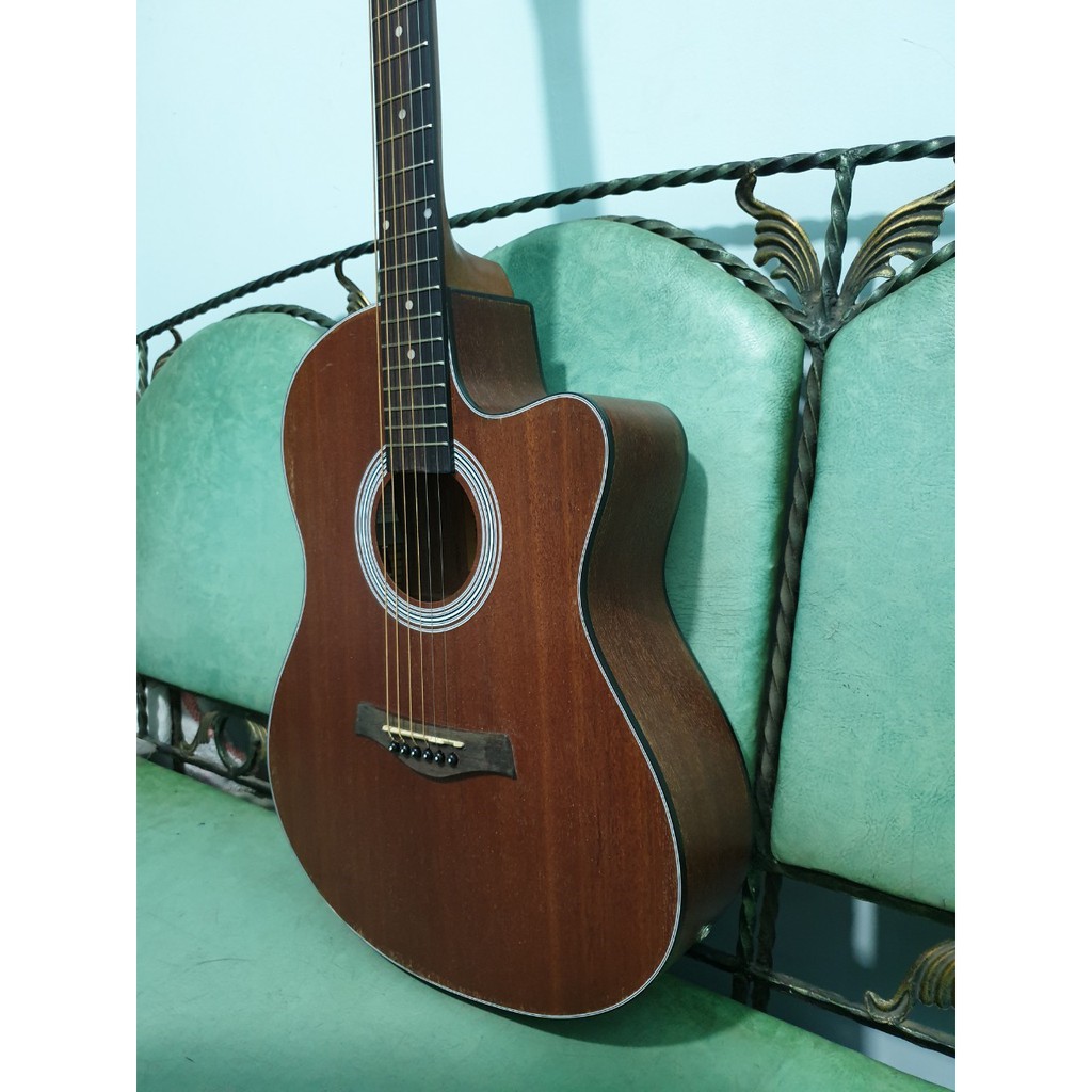 Gitar Akustik Elektrik Cowboy Original Tipe GWC-39 NS Warna Brown Equalizer Eq-7545 Senar String