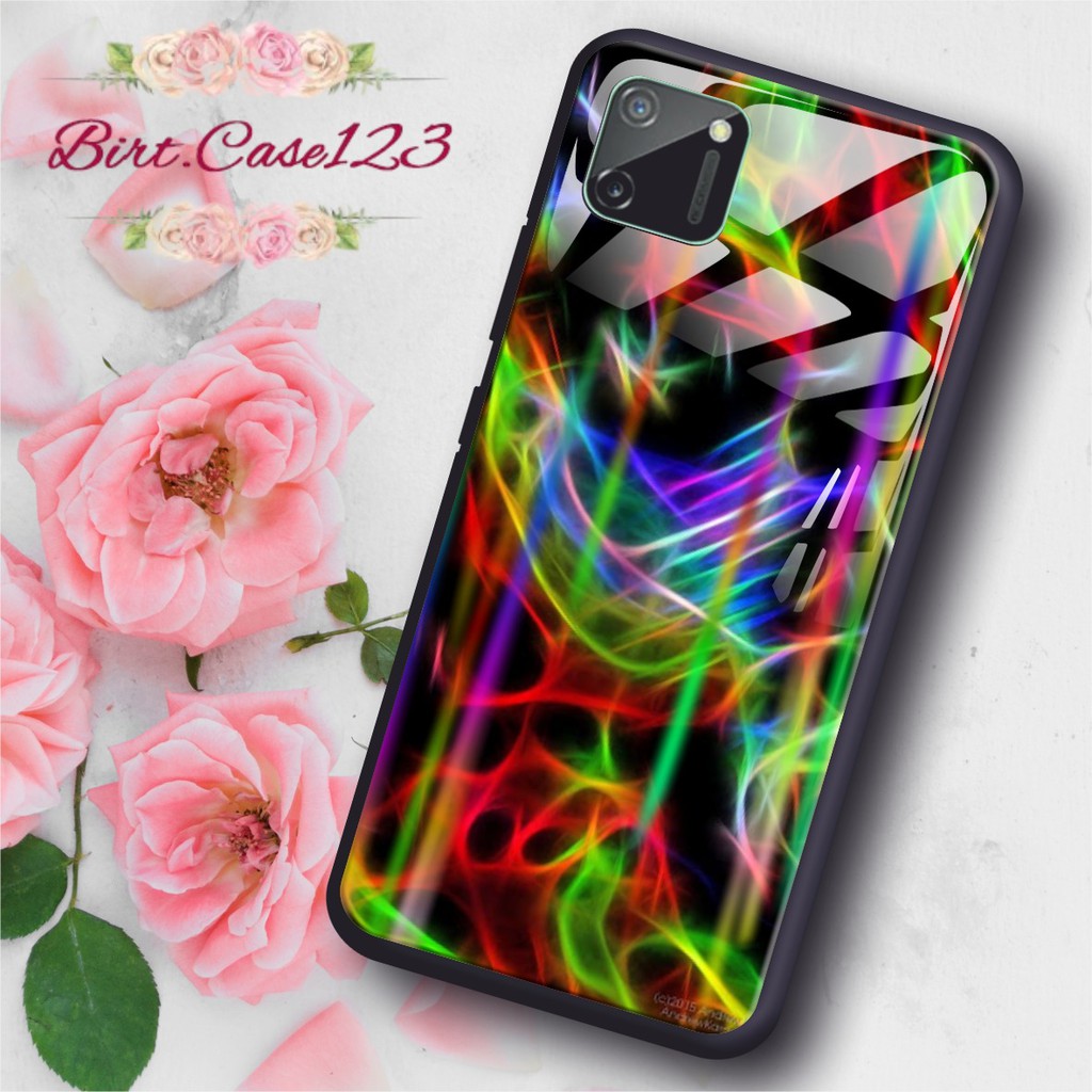 BC Case casing gambar ABSTRAK back case glass aurora oppo a3s a31 a7 f9 a5s a71 a83 f1 f5 f7 a91 etc