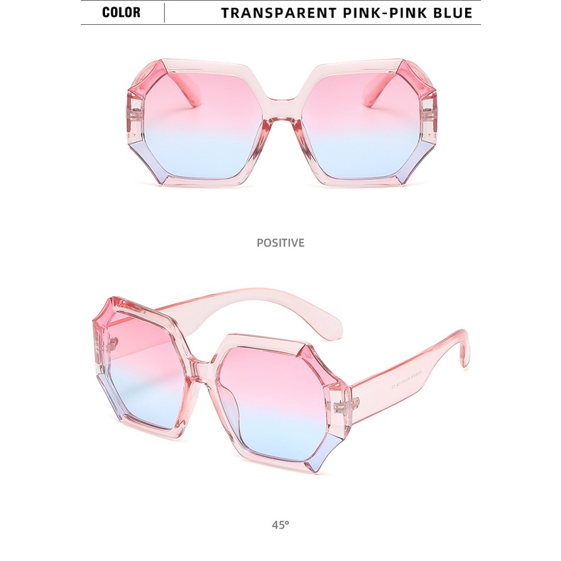 2022 Kacamata Hitam Wanita Frame Besar Gaya Eropa / Amerika