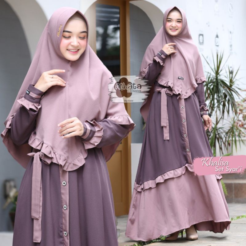 GAMIS KHALISA SET SYAR'I