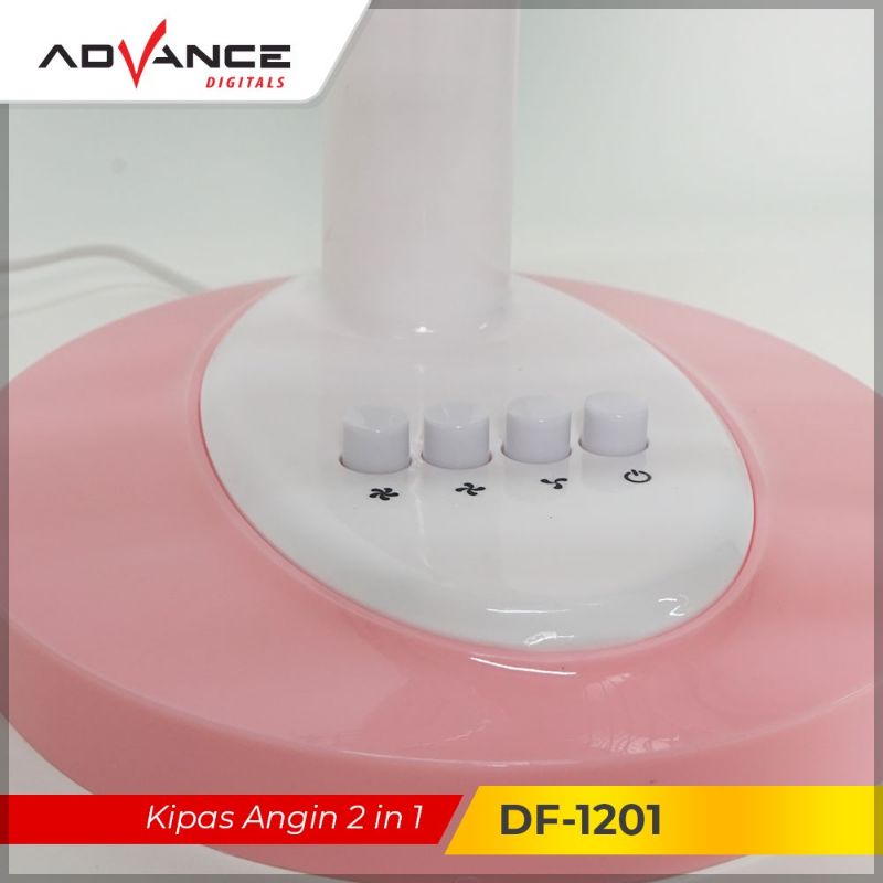 kipas angin advance df 1201 meja dinding desk fan 12&quot; inch advance df1201