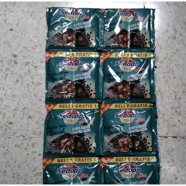 KECAP SEDAAP KELEDAI HITAM SACHET / 1 RENCENG ISI 12 PCS