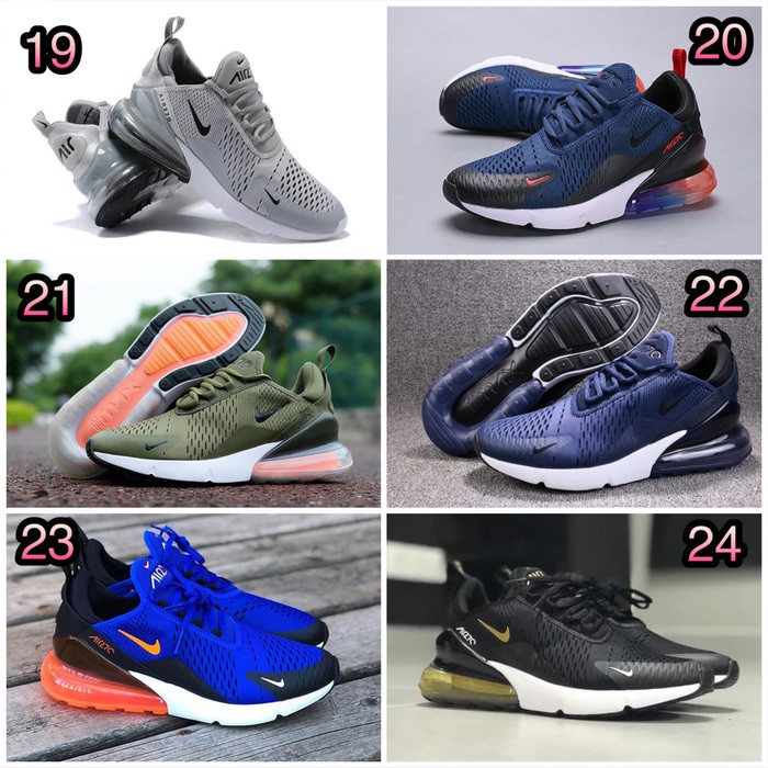 Sepatu Nike Airmax 270 Black Blue Premium Original