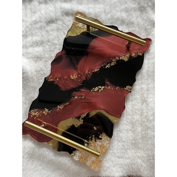 [CUSTOM] Tray Resin| Tray makanan| Tray minuman | Tray| Baki| Custom Resin| Custom| Resin Tray