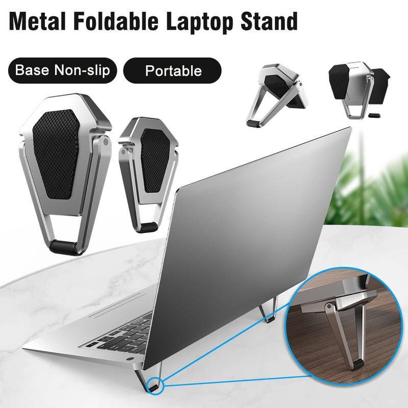 Danycase Bracket Stand Holder Laptop / Notebook Bahan Metal Anti slip Bisa Dilipat Untuk Macbook Pro Air