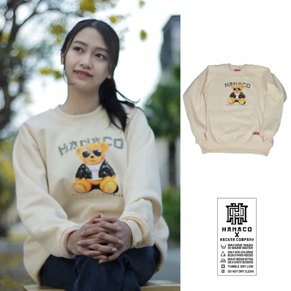 Crewneck oversize fashion wanita kekinian terkece &amp; terbaru