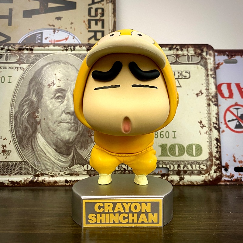 Mainan Action Figure Anime Crayon Shin Chan Nohara Shinnosuke Versi Q Untuk Dekorasi Rumah