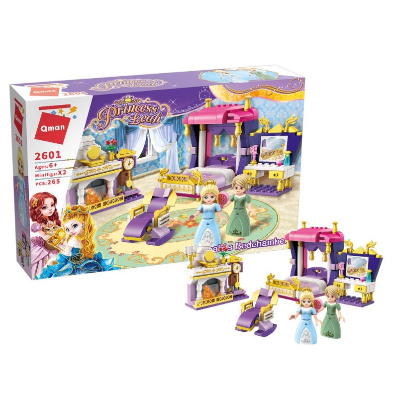 Mainan Anak Lego Block Qman aq001-07-2601/bx princess leah