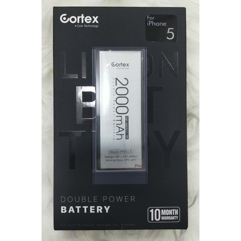 Cortex Baterai 5 Bateray Hight Capacity Batre Batrai Original Handphone 5/5G