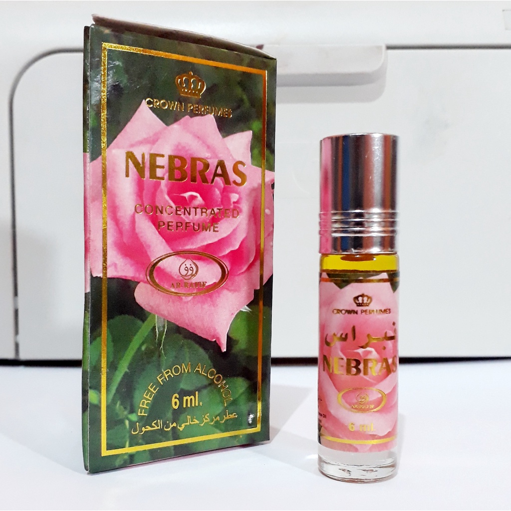 Parfum Roll On AR-RAFIF 6ml Minyak Wangi Kemasan non alcohol Varian Aroma Khas Arab dan Eropa