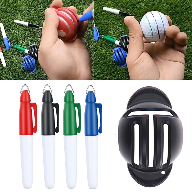 Sun 3x Golf Multi-track Line Marker Golf Penanda Garis Golf Training Template