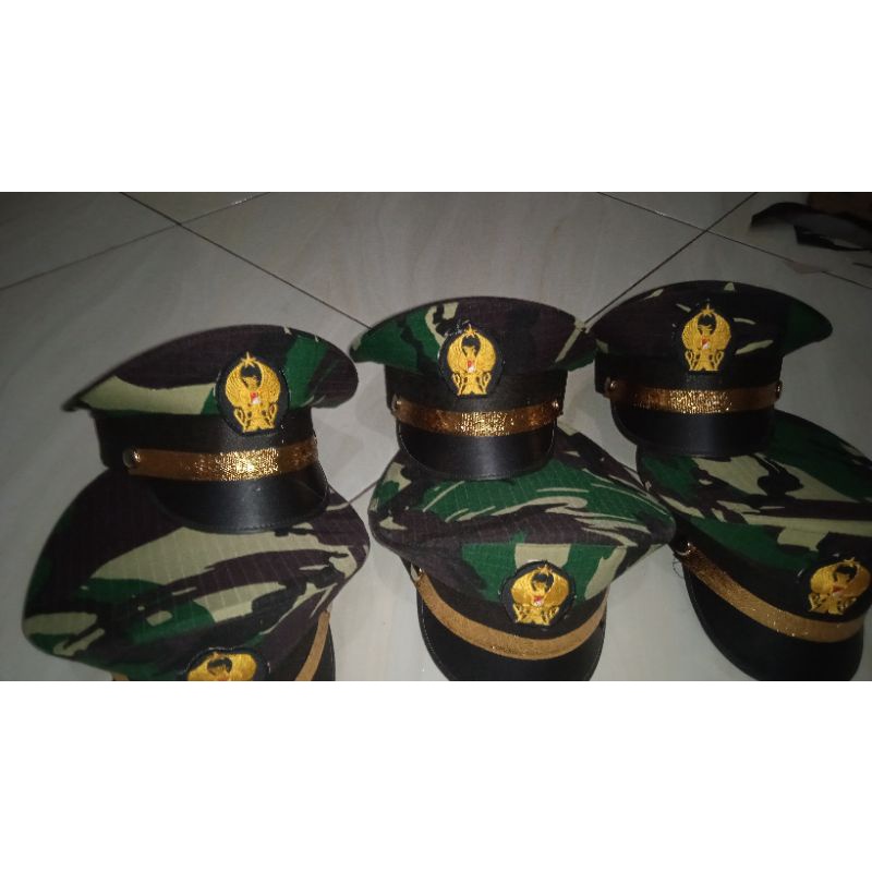 topi pet anak TNI AD