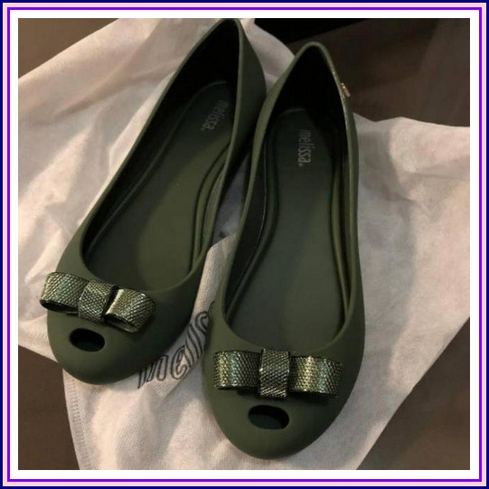 [S06Qn)⭐ Flatshoes Dfw Jelly > Jelly Shoes - Sepatu Wanita - Melissa Ultragirl Bow Chrome