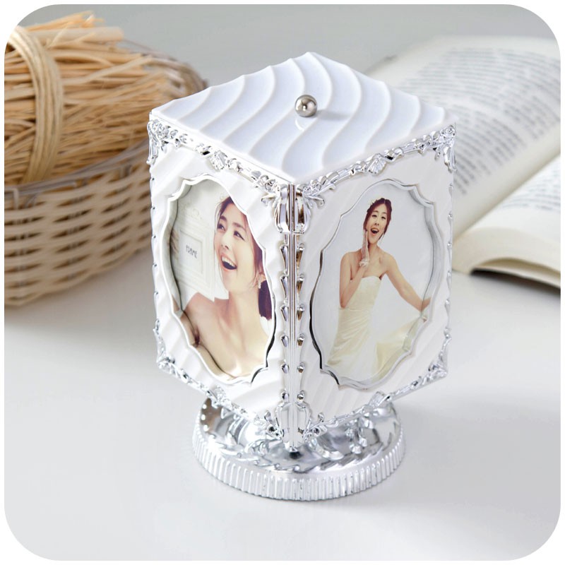 BARU!! FOTO FRAME MUSIC BOX Bingkai Foto kotak Musik Hadiah Kado Romantis Photo Frame Pajangan