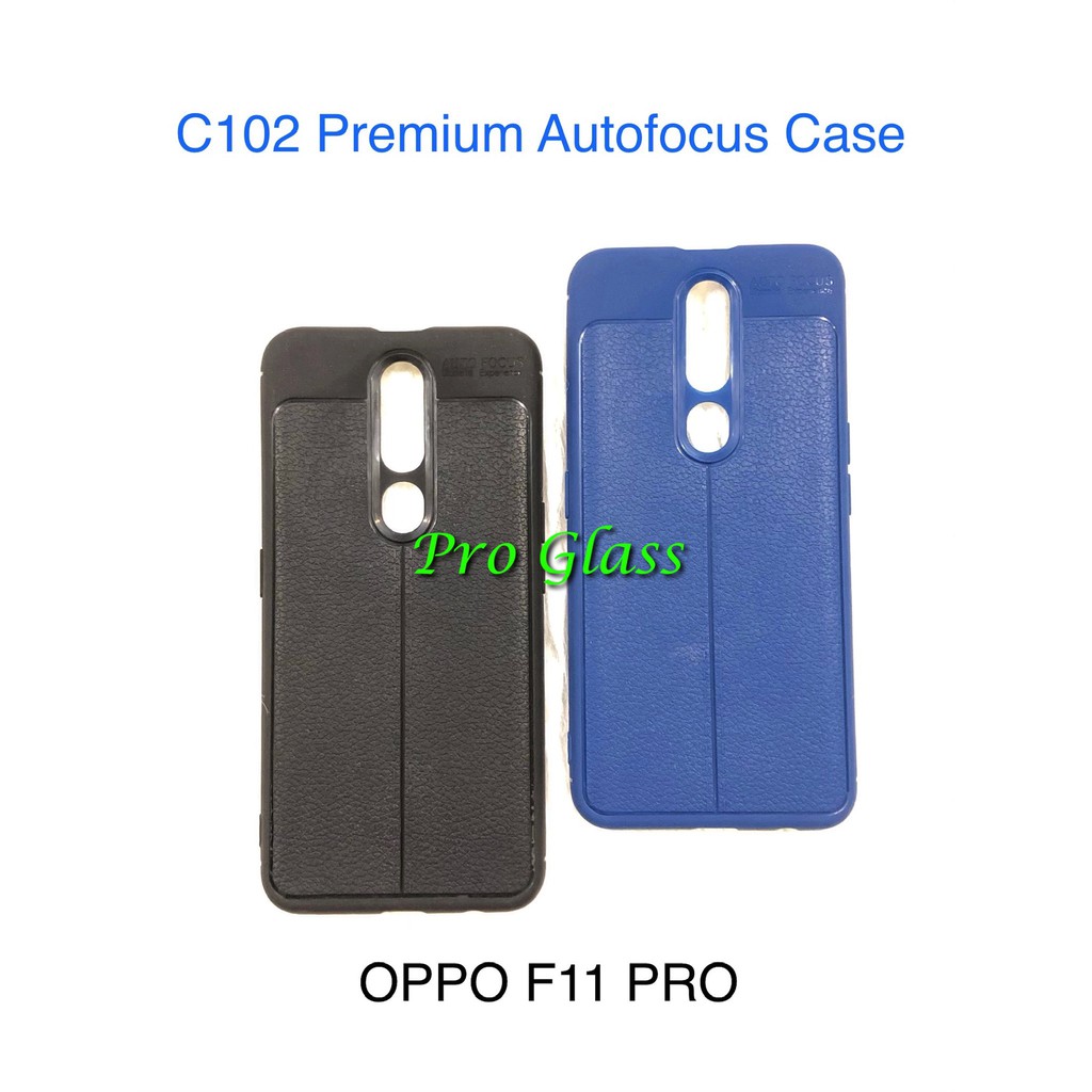 C102 OPPO F11 PRO Auto Focus Case Premium TPU leather Silicon