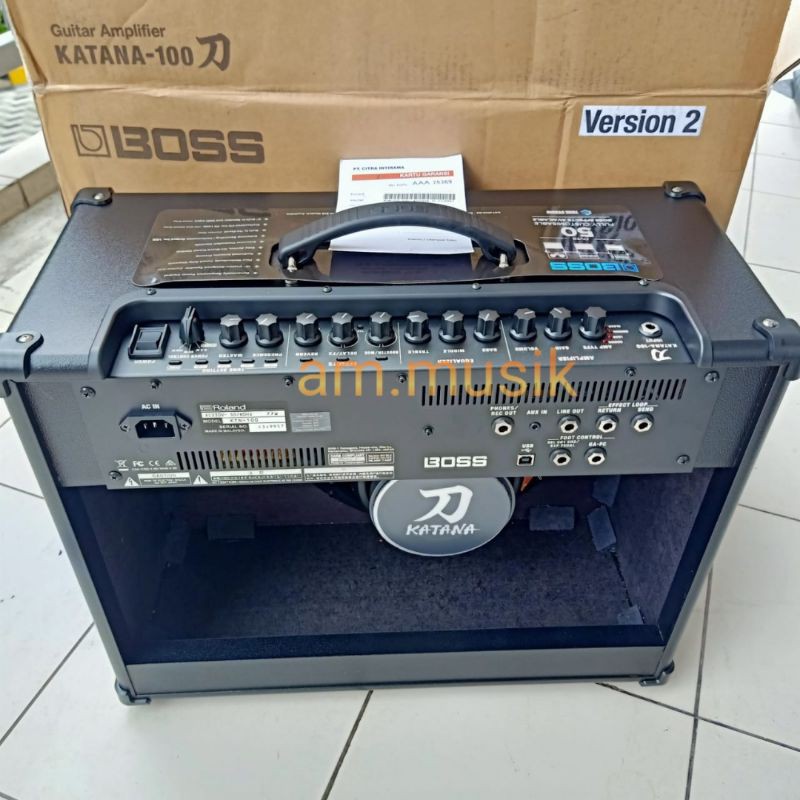 SPEAKER AMPLI GITAR MELODY BOSS KATANA 100 MK3 ORIGINAL GARANSI 1 TAHUN 1x12 INCH