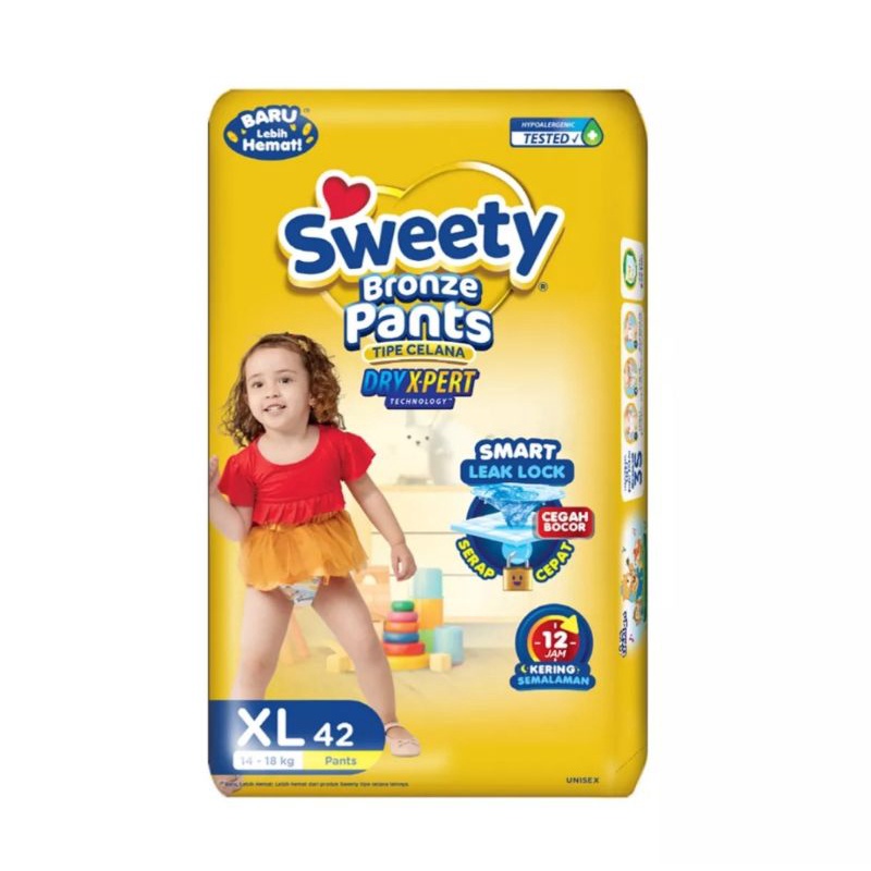 SWEETY BRONZE PANTS DRY X-PERT JUMBO PACK / POPOK CELANA