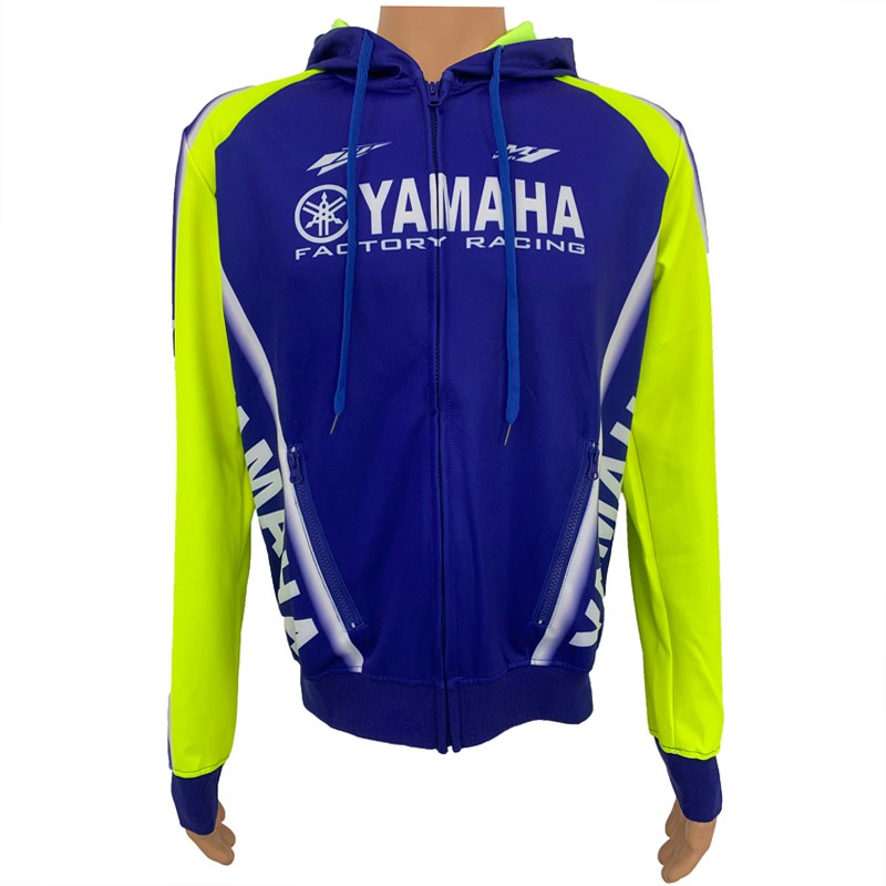  Jaket  Hoodie Jersey  Pria Desain Balap  Motor Yamaha Moto Gp 