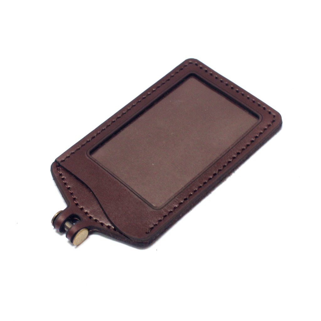 gantungan dompet ID card kulit - tali id card holder - PHID830