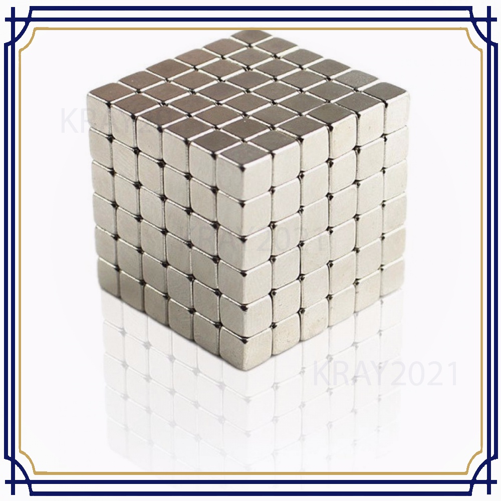 Taffware Buckycubes Magnetic Block Toys 216pcs 4mm MG378