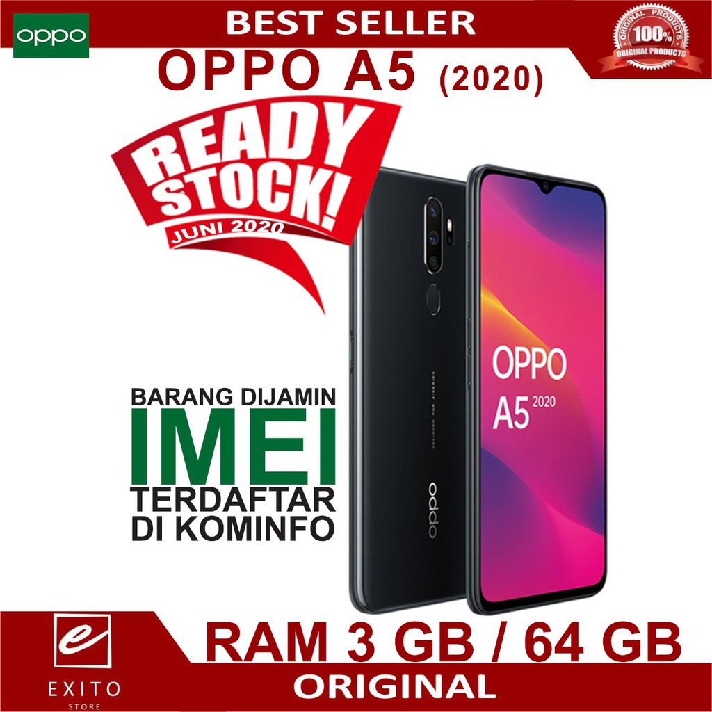 Jual OPPO A5 2020 RAM 3GB ROM 64GB RESMI OPPO | Shopee Indonesia