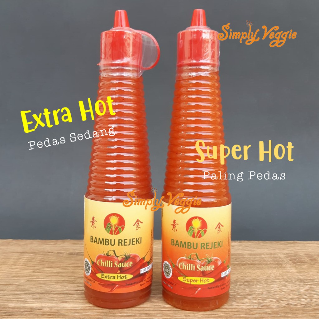 

Saus Sambal Vegetarian Bambu Rejeki 170g / Chilli Sauce