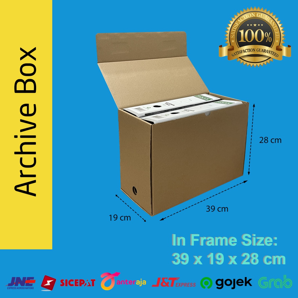 

Kotak Arsip UK. 39x19x28 Polos/ Kardus File/ Filing Cabinet/ Box Ordner/ Arsip Kardus/ Arsip Karton/ Archive Box/ Ordner/ Box File/ Arsip Jumbo/ Kotak Arsip 3 Ordner/ Kardus/ Kotak/ Karton Box/ Corrugated Carton Box/ Kotak Gelombang/ Kardus Arsip/ Filing