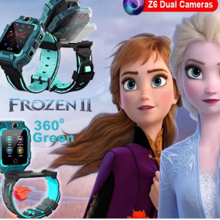 [KODE PRODUK 87] Jam Tangan Anak Pintar AIMO FROZEN IMOO Emo Z6 SMART WATCH DUAL CAMERA ANTI AIR ROT