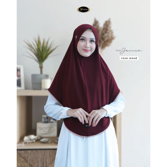 JILBAB DEWASA / BERGO INSTAN JANNIE YESSANA-Rosewood