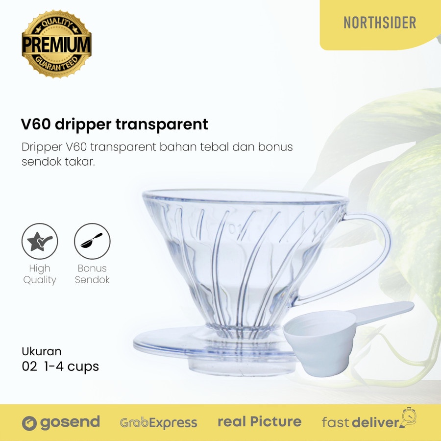 V60 DRIPPER 02 - TRANSPARENT