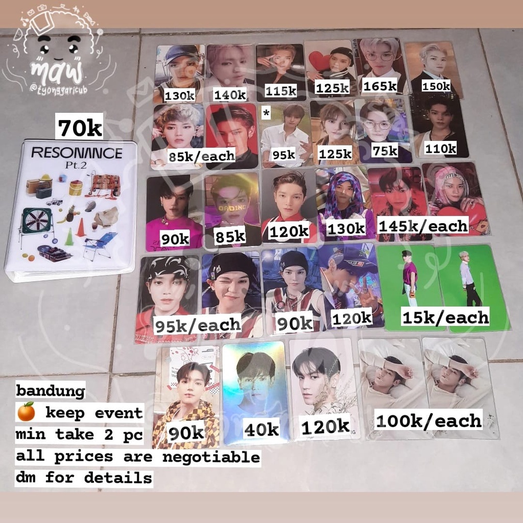 photocard pc taeyong nct superm