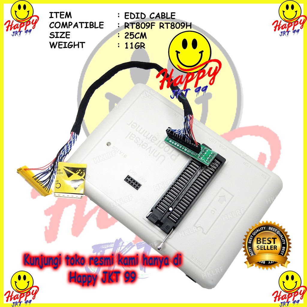 [ HAPPY JKT 99 ] KABEL FLASH LED 40 PIN LCD EDID CABLE PROGRAMING