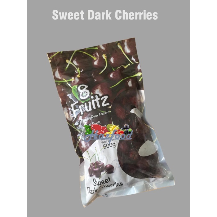 

8 Fruitz IQF Sweet Dark Cherries 500 gram