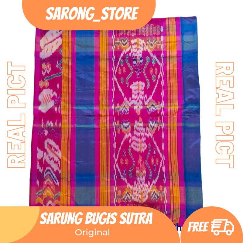 Sarung Bugis Original Full Sutra Sarung Bugis Asli No 1 Full Sutra Sarung Bugis Sulawesi Selatan Sar