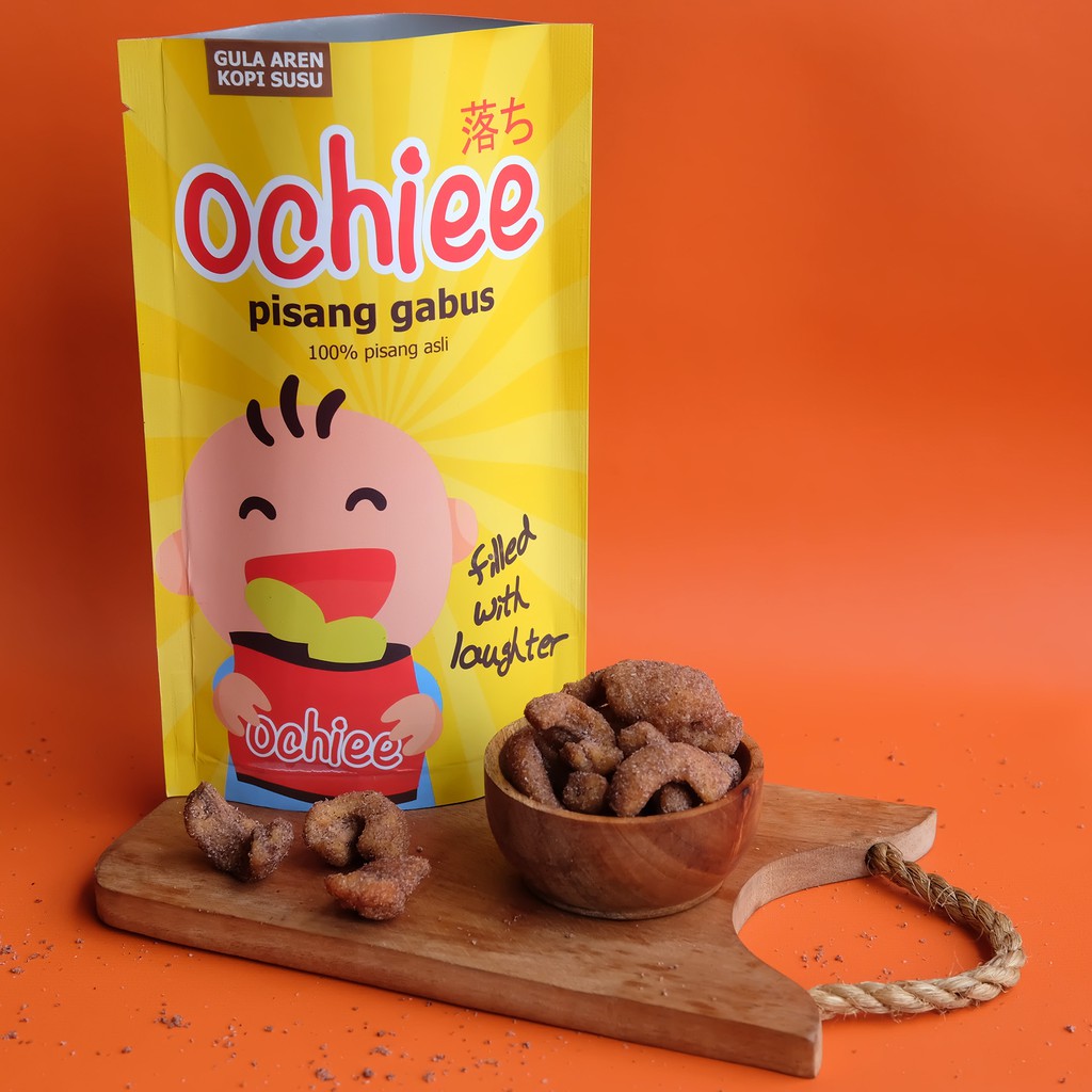 

Ochiee PISANG GABUS - Gula Aren Kopi Susu - makanan snack camilan kue keripik kriuk