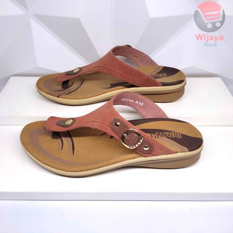 HOMYPED SELENA SANDAL WANITA HOMYPED ORIGINAL SENDAL CEWEK KASUAL CASUAL PEREMPUAN