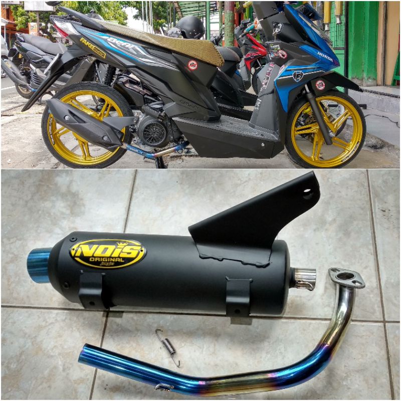 knalpot Tsukigi mber Beat Scoopy Vario 110fi mberr listrik parah gledek dr sound VND