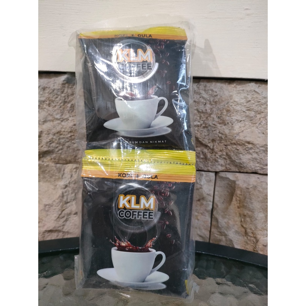 Bisa COD Kopi Bubuk KLM 23 grm Asli Lampung - 10 sachet