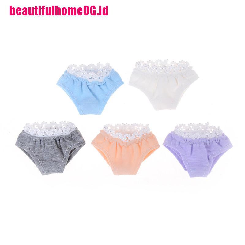 (R1Id &amp; Available) Celana Dalam Brief Bahan lace Untuk Blythe Momoko Obistu 11 &quot;