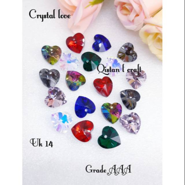 Crystal  14mm 12pcs