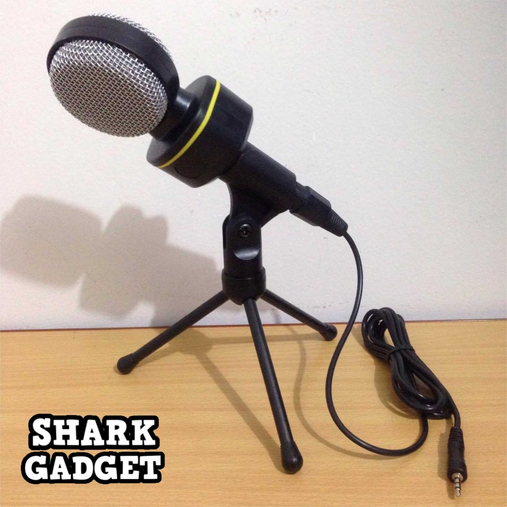 Microphone Mic External Snowball for Hp / Laptop Mikrofon Kabel + Stand Tripod