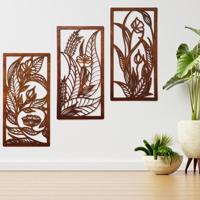 BISA COD WP Project Hiasan dinding kayu aesthetic pajangan ruang tamu laser cut