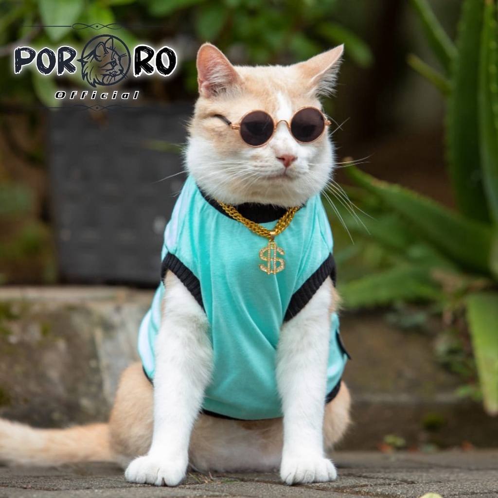 Baju Kucing Murah Lucu Asesoris Hewan Kaos Combed 30S